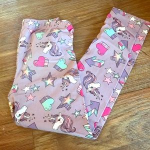 Purple girls leggings